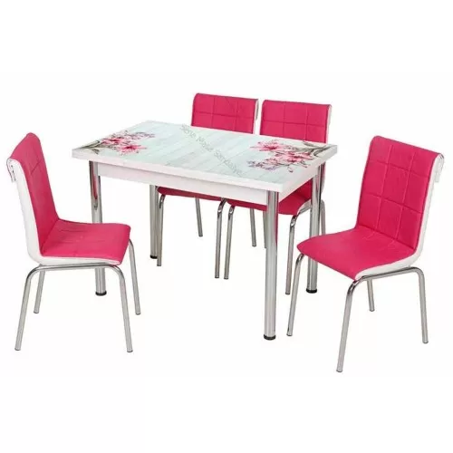 Acm00 Acilir Cam Masa Takimi