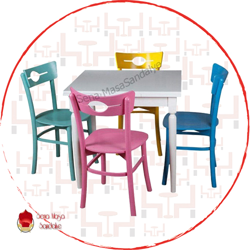 ATS01 Ahşap Masa Sandalye Takımı ATS01 Ahşap Masa Sandalye Takımı