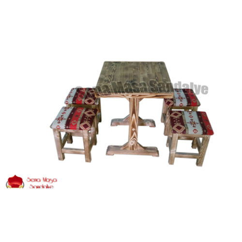 YS13 Ahşap Tabure Takımı YS13 Ahşap Tabure Takımı