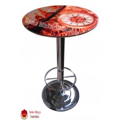  AA03  Baskılı Bistro Masa